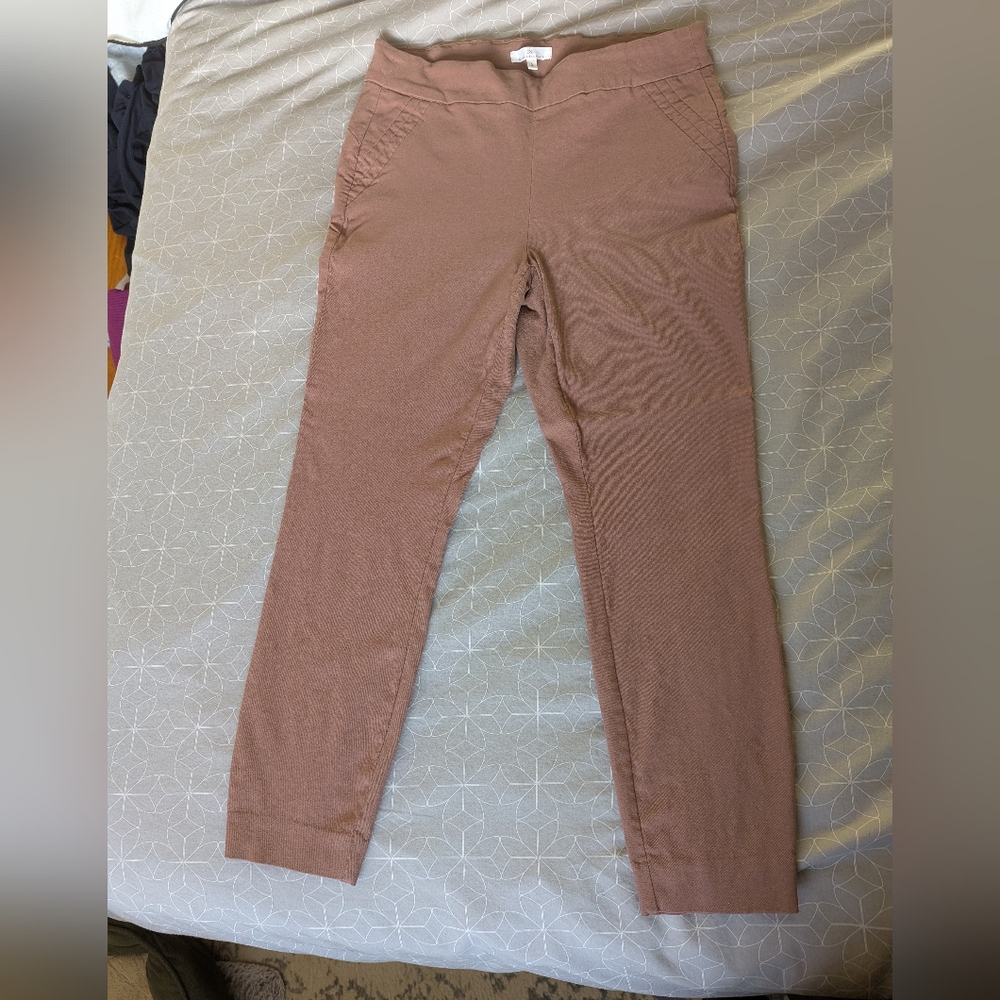 Dusty Rose Cropped Pants